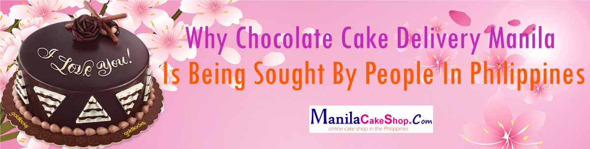 online chocolate cake delivery to manila philippines