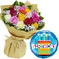 online flowers with balloon to manila