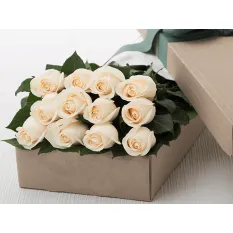 buy long stem white roses box to manila