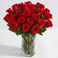 36 red rose in vase to manila