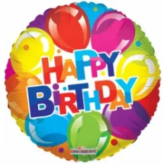 1PCS Happy Birthday Mylar Balloon
