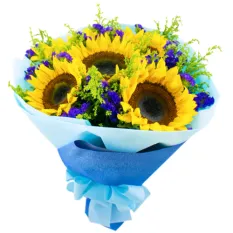 send half dozen sunflower in bouquet to manila