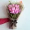 send 12 pcs. pink color roses in bouquet to manila