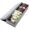 send 24 pcs. white color roses in box to manila